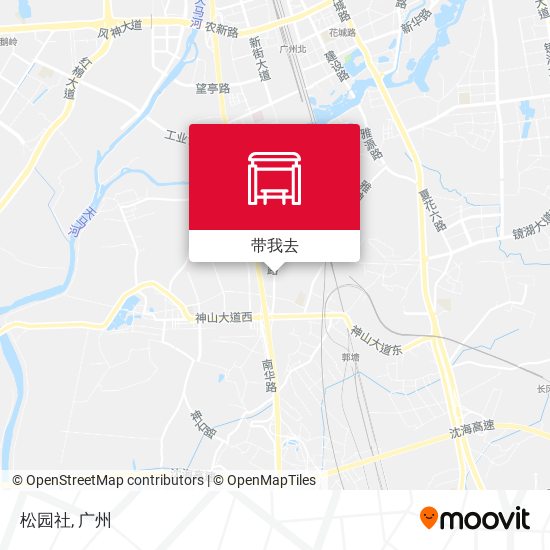 松园社地图