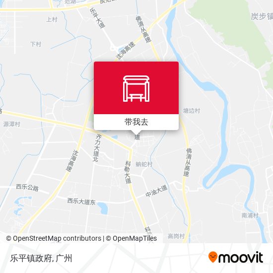 乐平镇政府地图
