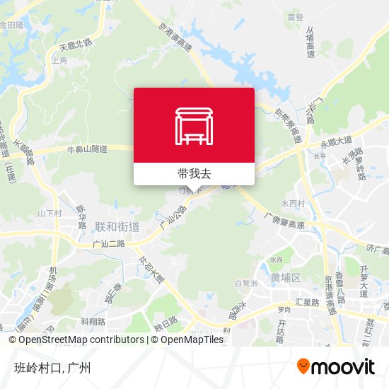 班岭村口地图