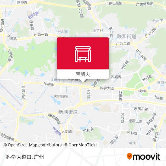 科学大道口地图