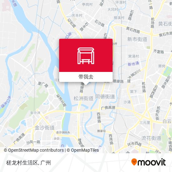 槎龙村生活区地图