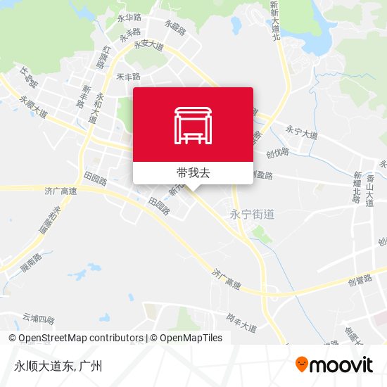 永顺大道东地图