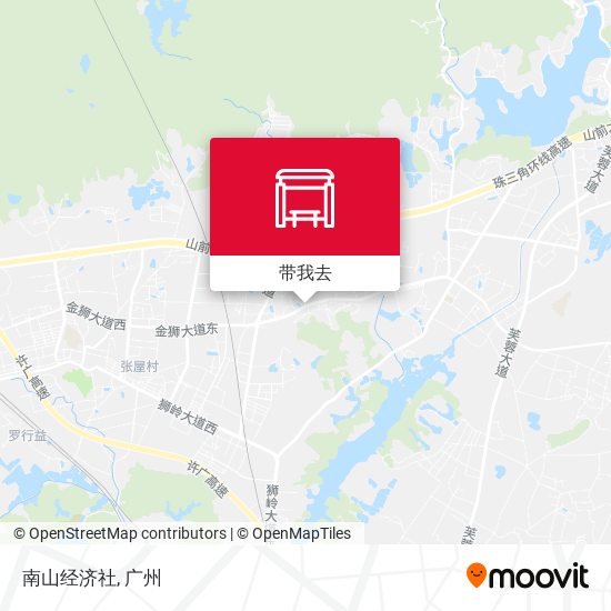 南山经济社地图