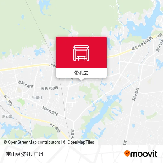 南山经济社地图