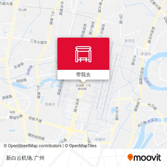 新白云机场地图