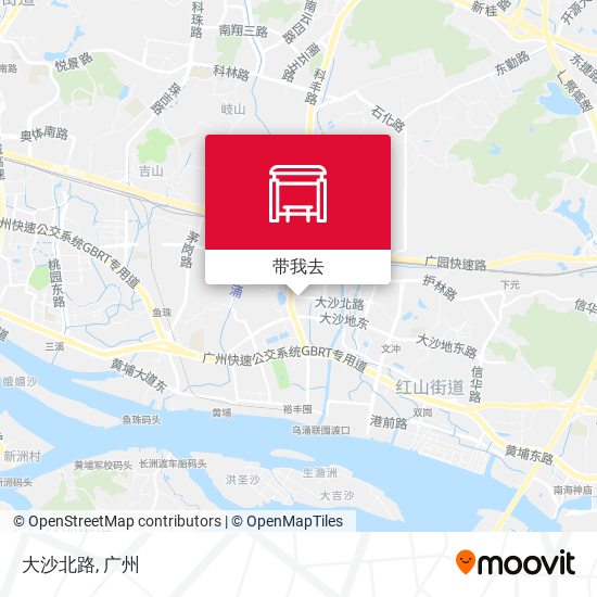 大沙北路地图
