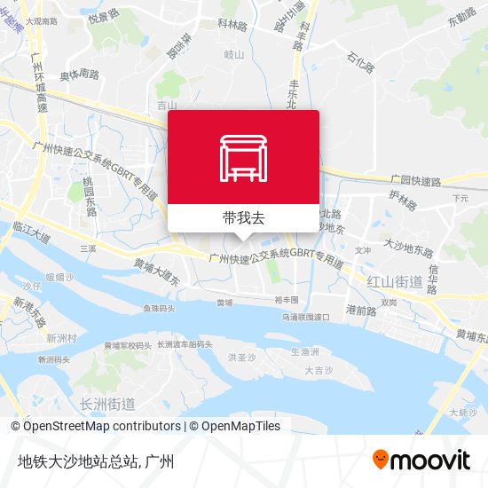 地铁大沙地站总站地图