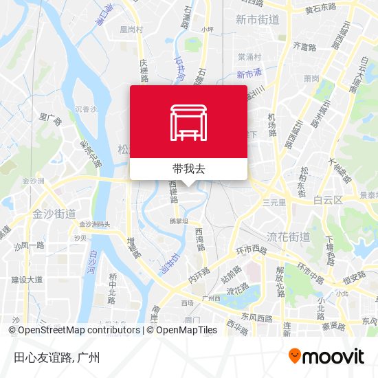 田心友谊路地图