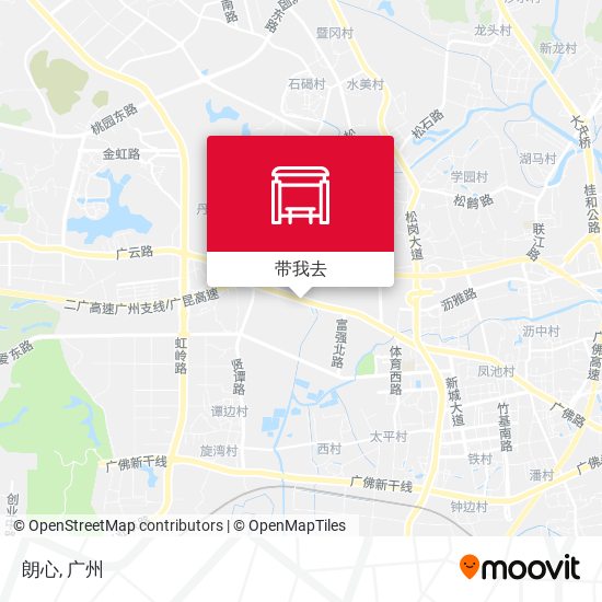 朗心地图