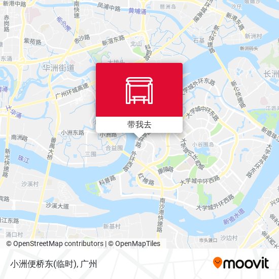小洲便桥东(临时)地图