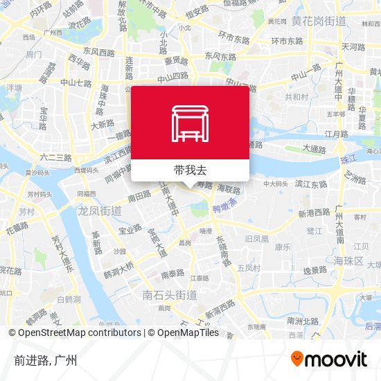 前进路地图