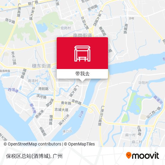 保税区总站(酒博城)地图