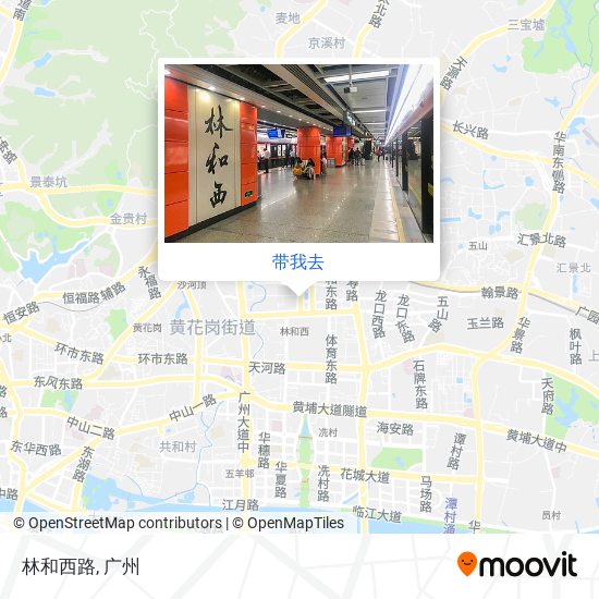 林和西路地图