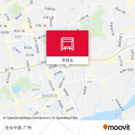 沧头中路地图