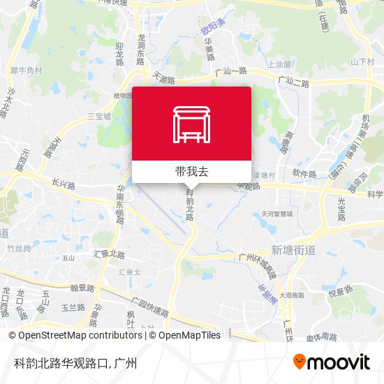 科韵北路华观路口地图