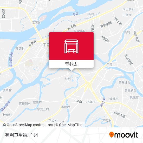 蕉利卫生站地图