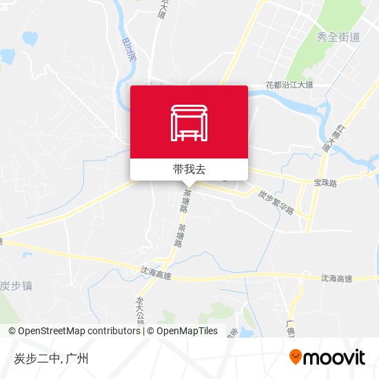 炭步二中地图