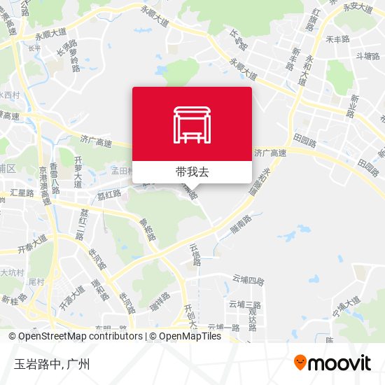 玉岩路中地图