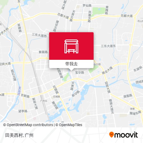 田美西村地图