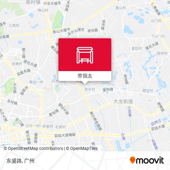 东盛路地图
