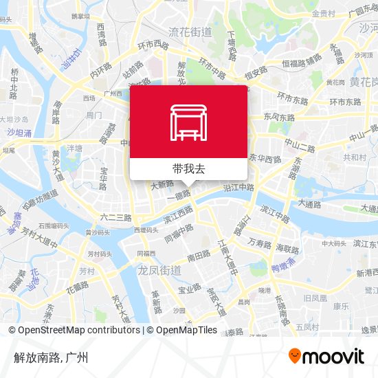 解放南路地图