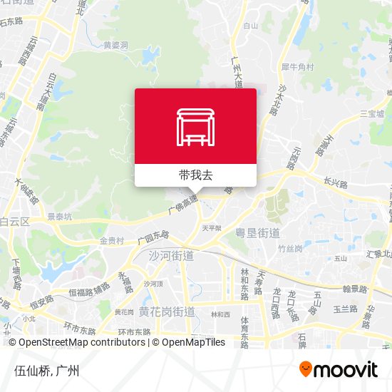 伍仙桥地图