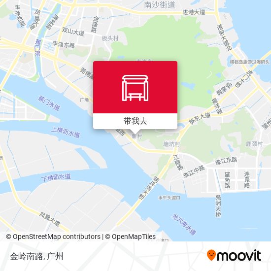 金岭南路地图