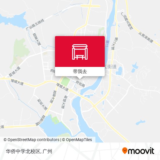 华侨中学北校区地图