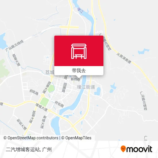 二汽增城客运站地图