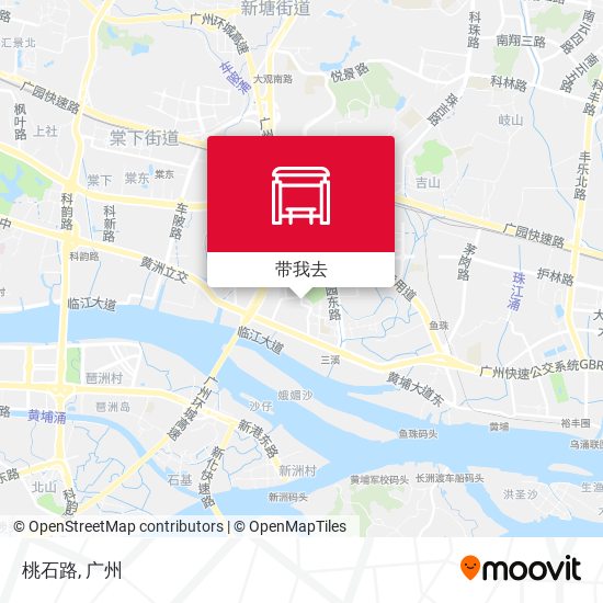 桃石路地图