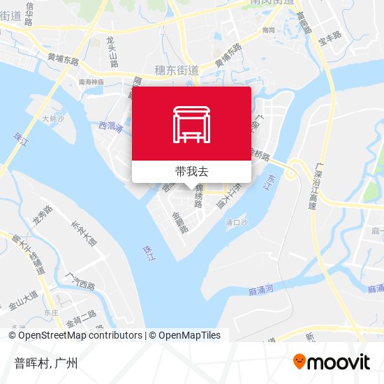 普晖村地图