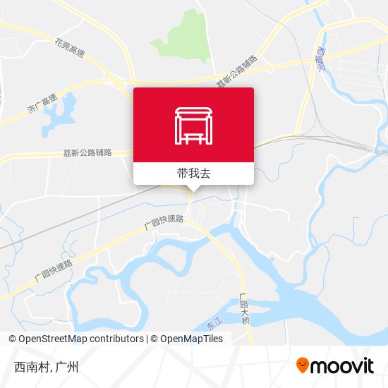 西南村地图