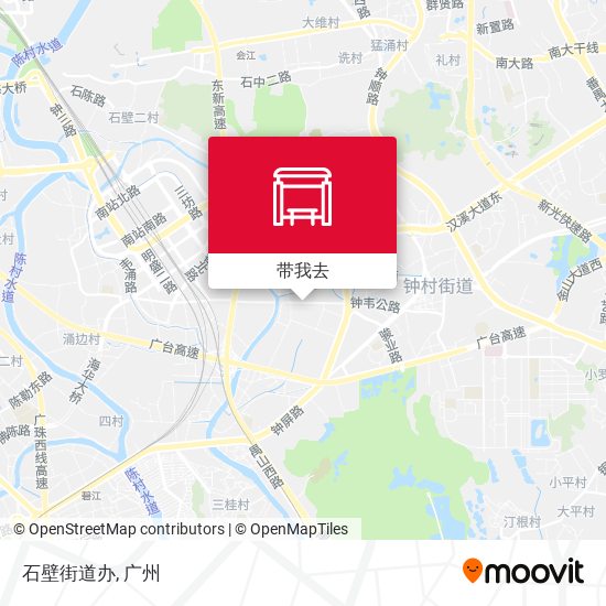 石壁街道办地图