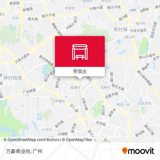 万豪商业街地图