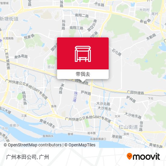 广州本田公司地图
