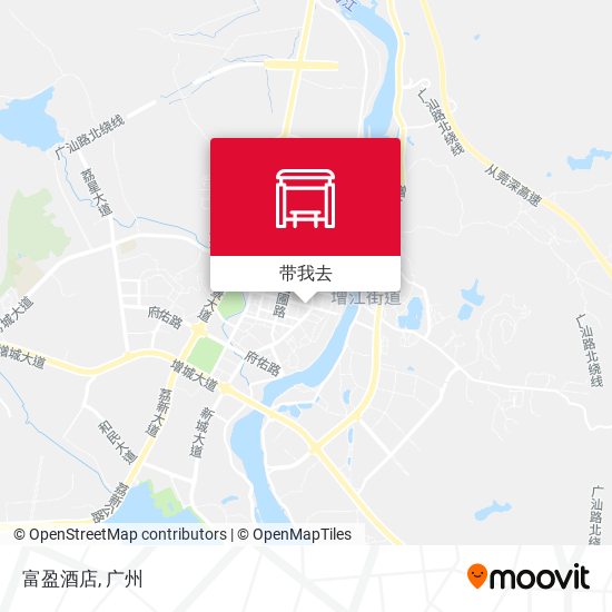 富盈酒店地图