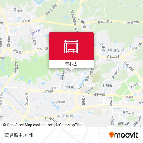 高普路中地图