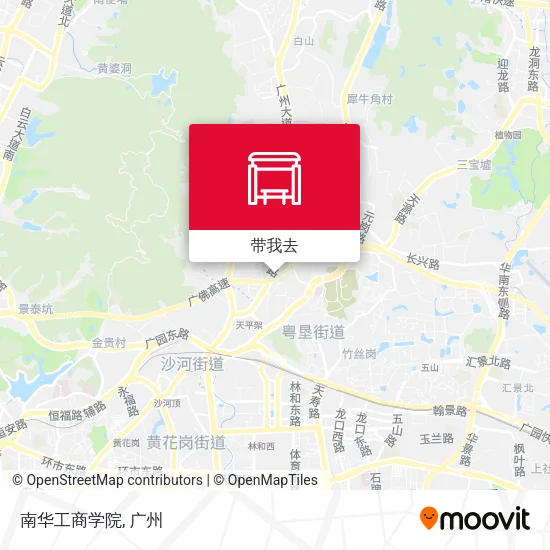 南华工商学院地图