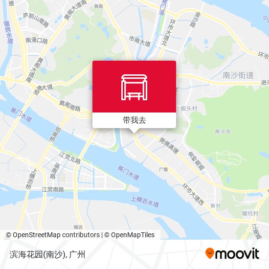 滨海花园(南沙)地图