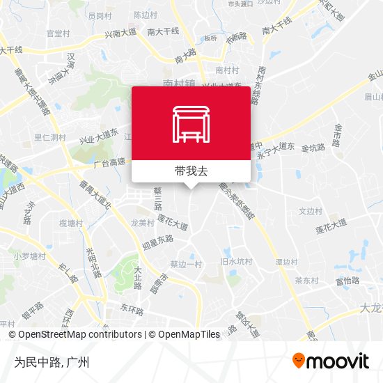 为民中路地图