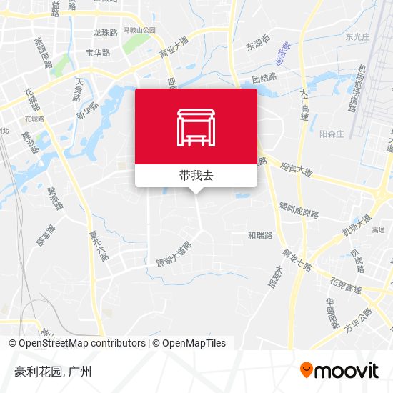 豪利花园地图