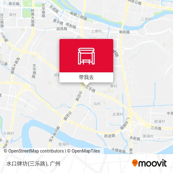 水口牌坊(三乐路)地图