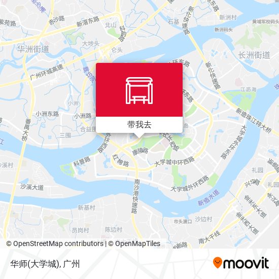 华师(大学城)地图