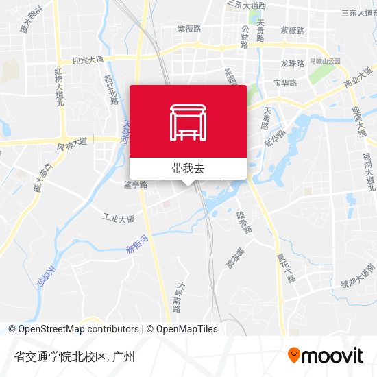 省交通学院北校区地图