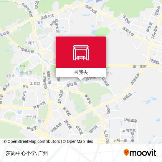 萝岗中心小学地图