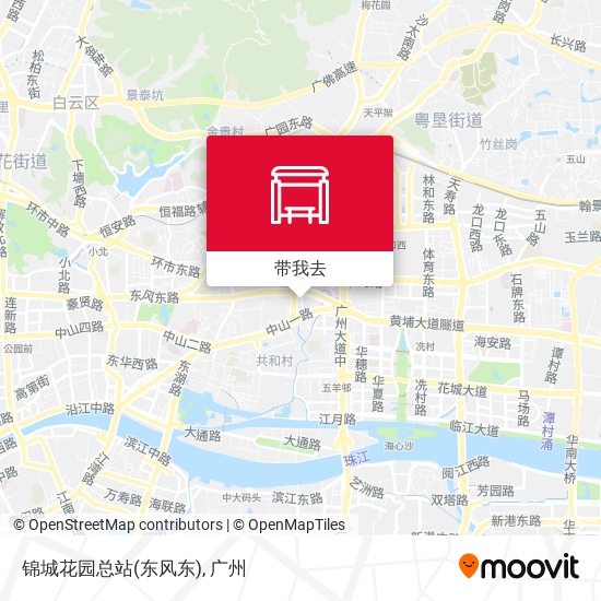 锦城花园总站(东风东)地图