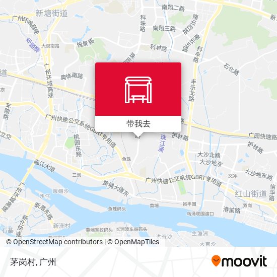 茅岗村地图