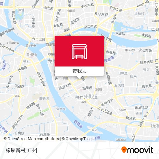 橡胶新村地图