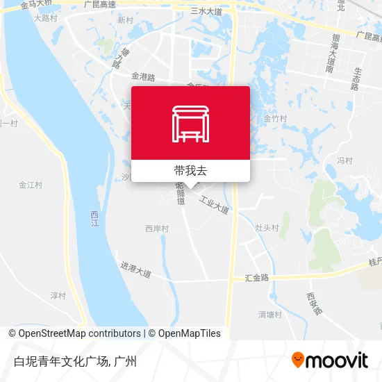 白坭青年文化广场地图