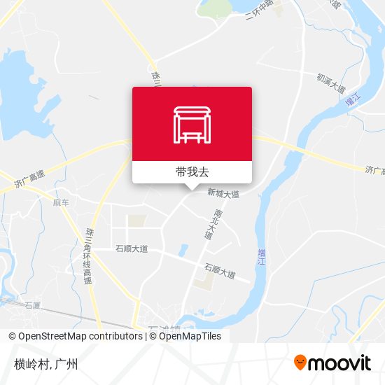 横岭村地图